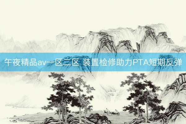 午夜精品av一区二区 装置检修助力PTA短期反弹