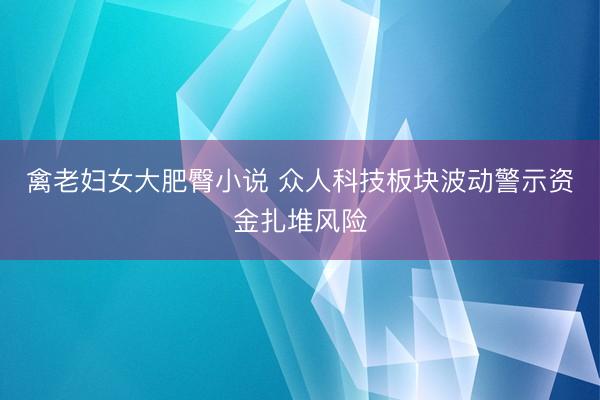 禽老妇女大肥臀小说 众人科技板块波动警示资金扎堆风险